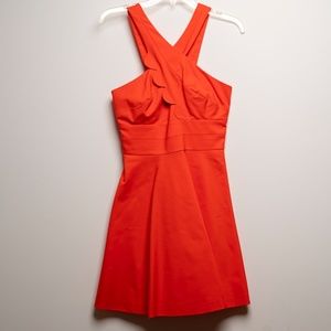 Armani Exchange  Fit and Flare Strappy Dress